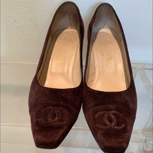 CHANEL loafers with 2” heel
